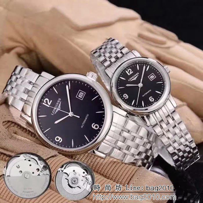 LONGINES浪琴 熱賣款 精品情侶對表 WSS1305